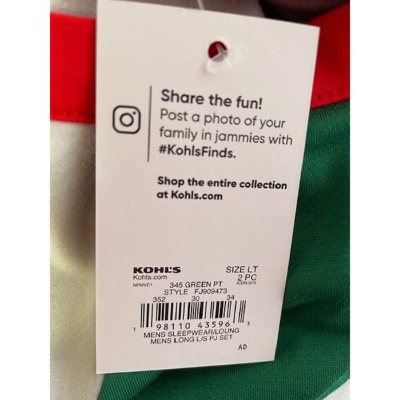 Men's Jammies Papa Bear Pajama Set LARGE TALL (9191) - Picture 9 of 9